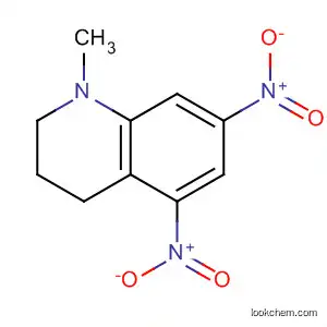 Molecular Structure of 57883-27-9 (Quinoline, 1,2,3,4-tetrahydro-1-methyl-5,7-dinitro-)