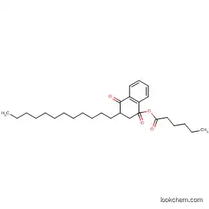 Hexanoic acid, 3-dodecyl-1,4-dihydro-1,4-dioxo-2-naphthalenyl ester