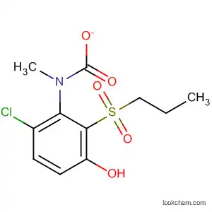 Molecular Structure of 57993-31-4 (Phenol, 4-chloro-2-(propylsulfonyl)-, methylcarbamate)