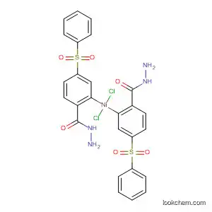 Molecular Structure of 58411-96-4 (Nickel, dichlorobis[4-(phenylsulfonyl)benzoic acid hydrazide]-)