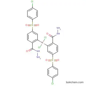 Molecular Structure of 58411-97-5 (Nickel, dichlorobis[4-[(4-chlorophenyl)sulfonyl]benzoic acid hydrazide]-)