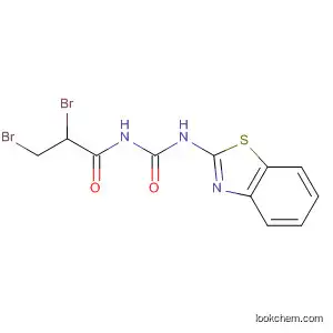 Molecular Structure of 58414-15-6 (Propanamide, N-[(2-benzothiazolylamino)carbonyl]-2,3-dibromo-)