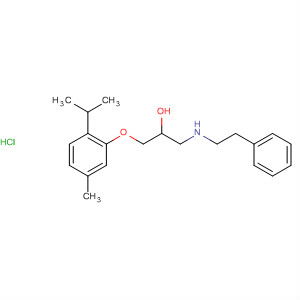 2-Propanol,  1-[5-methyl-2-(1-methylethyl)phenoxy]-3-[(2-phenylethyl)amino]-,  hydrochloride