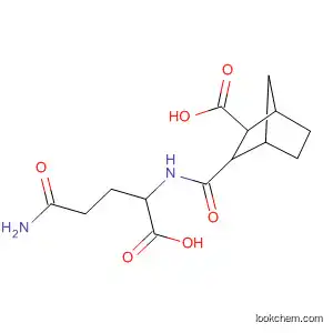 Molecular Structure of 58480-05-0 (Bicyclo[2.2.1]heptane-2-carboxylic acid,
3-[[(4-amino-1-carboxy-4-oxobutyl)amino]carbonyl]-)