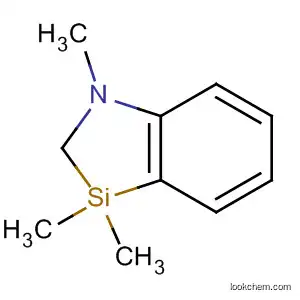Molecular Structure of 58617-54-2 (1H-1,3-Benzazasilole, 2,3-dihydro-1,3,3-trimethyl-)