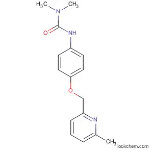 Molecular Structure of 58804-08-3 (Urea, N,N-dimethyl-N'-[4-[(6-methyl-2-pyridinyl)methoxy]phenyl]-)