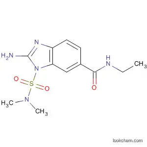 Molecular Structure of 58842-76-5 (1H-Benzimidazole-6-carboxamide,
2-amino-1-[(dimethylamino)sulfonyl]-N-ethyl-)