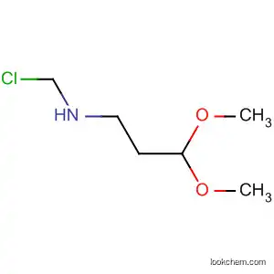 Molecular Structure of 59067-18-4 (1-Propanamine, N-(chloromethyl)-3,3-dimethoxy-)