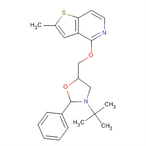 Thieno[3,2-c]pyridine,  4-[[3-(1,1-dimethylethyl)-2-phenyl-5-oxazolidinyl]methoxy]-2-methyl-