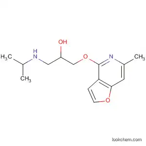 Molecular Structure of 59207-42-0 (2-Propanol,
1-[(1-methylethyl)amino]-3-[(6-methylfuro[3,2-c]pyridin-4-yl)oxy]-)