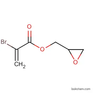 Molecular Structure of 59216-11-4 (2-Propenoic acid, 2-bromo-, oxiranylmethyl ester)