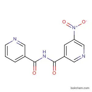 Molecular Structure of 59290-45-8 (3-Pyridinecarboxamide, 5-nitro-N-(3-pyridinylcarbonyl)-)