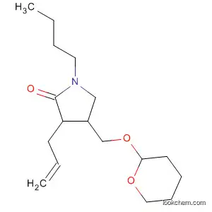 Molecular Structure of 59857-96-4 (2-Pyrrolidinone,
1-butyl-3-(2-propenyl)-4-[[(tetrahydro-2H-pyran-2-yl)oxy]methyl]-)