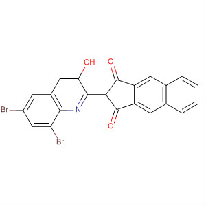 1H-Benz[f]indene-1,3(2H)-dione,  2-(6,8-dibromo-3-hydroxy-2-quinolinyl)-