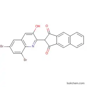 Molecular Structure of 59868-91-6 (1H-Benz[f]indene-1,3(2H)-dione,
2-(6,8-dibromo-3-hydroxy-2-quinolinyl)-)