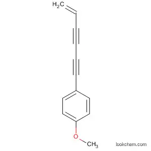 Molecular Structure of 59935-69-2 (Benzene, 1-(5-hexene-1,3-diynyl)-4-methoxy-)