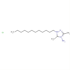 Molecular Structure of 59944-27-3 (1H-1,2,4-Triazolium, 4-amino-1-dodecyl-3,5-dimethyl-, chloride)