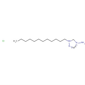 Molecular Structure of 59944-33-1 (1H-1,2,4-Triazolium, 4-amino-1-dodecyl-, chloride)