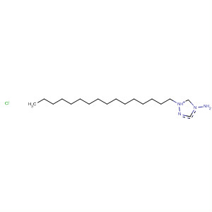 Molecular Structure of 59944-34-2 (1H-1,2,4-Triazolium, 4-amino-1-hexadecyl-, chloride)