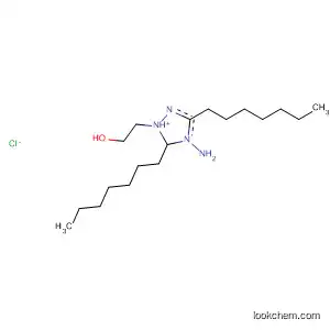 Molecular Structure of 59944-45-5 (1H-1,2,4-Triazolium, 4-amino-3,5-diheptyl-1-(2-hydroxyethyl)-, chloride)
