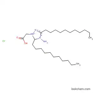 Molecular Structure of 59944-50-2 (1H-1,2,4-Triazolium, 4-amino-1-(carboxymethyl)-3,5-diundecyl-,
chloride)