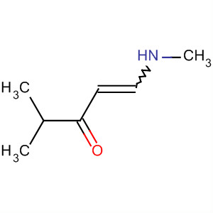 Molecular Structure of 59951-33-6 (1-Penten-3-one, 4-methyl-1-(methylamino)-)