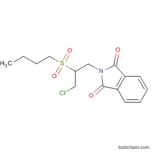Molecular Structure of 59963-82-5 (1H-Isoindole-1,3(2H)-dione, 2-[2-(butylsulfonyl)-3-chloropropyl]-)