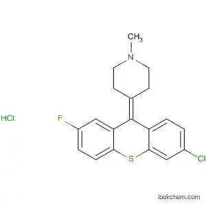 Molecular Structure of 60132-02-7 (Piperidine, 4-(6-chloro-2-fluoro-9H-thioxanthen-9-ylidene)-1-methyl-,
hydrochloride)