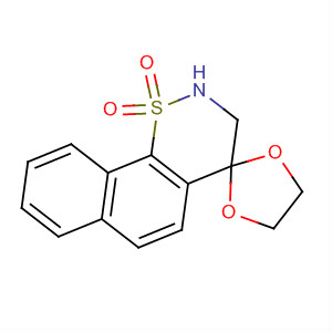 Spiro[1,3-dioxolane-2,4'-[4H]naphtho[2,1-e][1,2]thiazine], 2',3'-dihydro-,  1',1'-dioxide