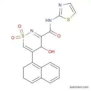 Molecular Structure of 60207-02-5 (2H-Naphtho[2,1-e]-1,2-thiazine-3-carboxamide,
4-hydroxy-N-2-thiazolyl-, 1,1-dioxide)