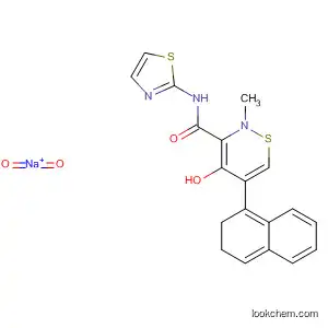 Molecular Structure of 60207-07-0 (2H-Naphtho[2,1-e]-1,2-thiazine-3-carboxamide,
4-hydroxy-2-methyl-N-2-thiazolyl-, 1,1-dioxide, monosodium salt)