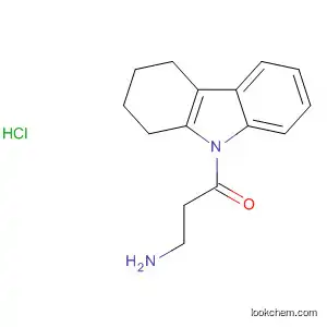 1H-Carbazole, 9-(3-amino-1-oxopropyl)-2,3,4,9-tetrahydro-,
monohydrochloride