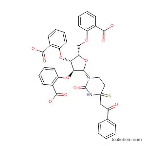 Molecular Structure of 60363-99-7 (Uridine, 4-S-(2-oxo-2-phenylethyl)-4-thio-, 2',3',5'-tribenzoate)