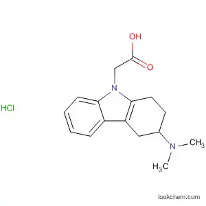 Molecular Structure of 60481-76-7 (9H-Carbazole-9-acetic acid, 3-(dimethylamino)-1,2,3,4-tetrahydro-,
monohydrochloride)