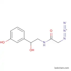 Molecular Structure of 60681-98-3 (Acetamide, 2-azido-N-[2-hydroxy-2-(3-hydroxyphenyl)ethyl]-)
