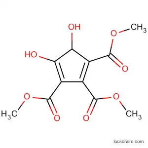 Molecular Structure of 60717-36-4 (1,3-Cyclopentadiene-1,2,3-tricarboxylic acid, 4,5-dihydroxy-, trimethyl
ester)