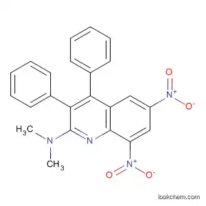 2-Quinolinamine, N,N-dimethyl-6,8-dinitro-3,4-diphenyl-