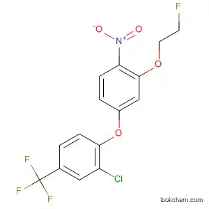 Molecular Structure of 60775-35-1 (Benzene,
2-chloro-1-[3-(2-fluoroethoxy)-4-nitrophenoxy]-4-(trifluoromethyl)-)