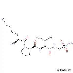 Molecular Structure of 60779-07-9 (Glycinamide, L-lysyl-L-prolyl-L-valyl-)