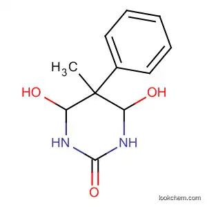Molecular Structure of 60782-12-9 (2(1H)-Pyrimidinone, tetrahydro-4,6-dihydroxy-5-methyl-5-phenyl-)