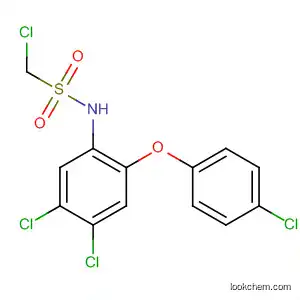 Molecular Structure of 60787-07-7 (Methanesulfonamide,
1-chloro-N-[4,5-dichloro-2-(4-chlorophenoxy)phenyl]-)