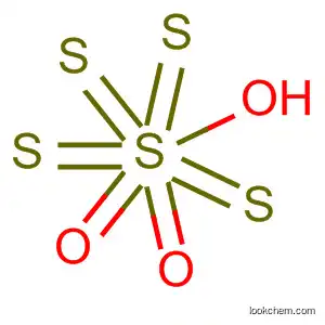 Molecular Structure of 60789-20-0 (Hydrotetrasulfide, sulfo)