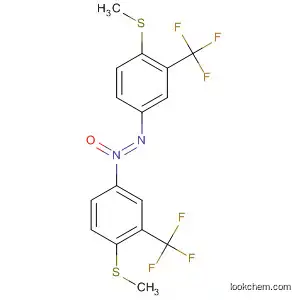 Molecular Structure of 60789-48-2 (Diazene, bis[4-(methylthio)-3-(trifluoromethyl)phenyl]-, 1-oxide)