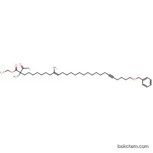 Molecular Structure of 60789-61-9 (10-Octacosen-23-ynoic acid,
2-acetyl-2,10-dimethyl-28-(phenylmethoxy)-, ethyl ester, (E)-)