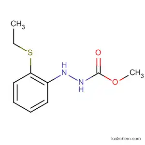 Molecular Structure of 60931-56-8 (Hydrazinecarboxylic acid, 2-[2-(ethylthio)phenyl]-, methyl ester)