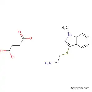 Molecular Structure of 61021-49-6 (Ethanamine, 2-[(1-methyl-1H-indol-3-yl)thio]-, (2E)-2-butenedioate (1:1))