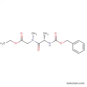 Molecular Structure of 61058-45-5 (Glycine, N-methyl-N-[N-[(phenylmethoxy)carbonyl]-b-alanyl]-, ethyl ester)