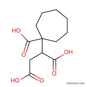 Molecular Structure of 61153-92-2 (Butanedioic acid, (1-carboxycycloheptyl)-)