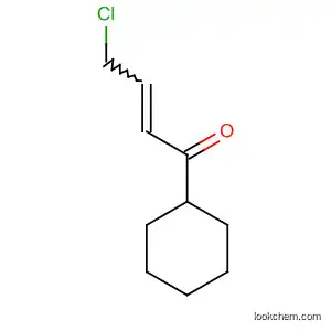 Molecular Structure of 61170-86-3 (2-Buten-1-one, 4-chloro-1-cyclohexyl-)
