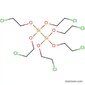 Molecular Structure of 61172-45-0 (Disilane, hexakis(2-chloroethoxy)-)